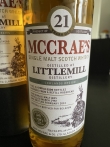 Littlemill 1992-21y McCrae's - refill hogshead